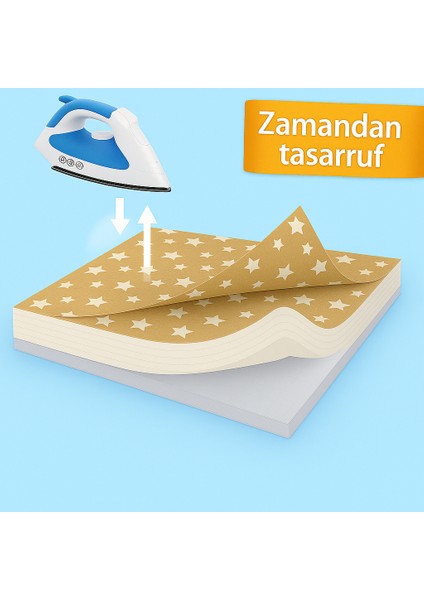 Ütü Masası Kılıfı Keçeli Kahverengi Yıldızlı Desen Battal Boy Xxl Pamuklu Yanmaz Üretim fiyatları