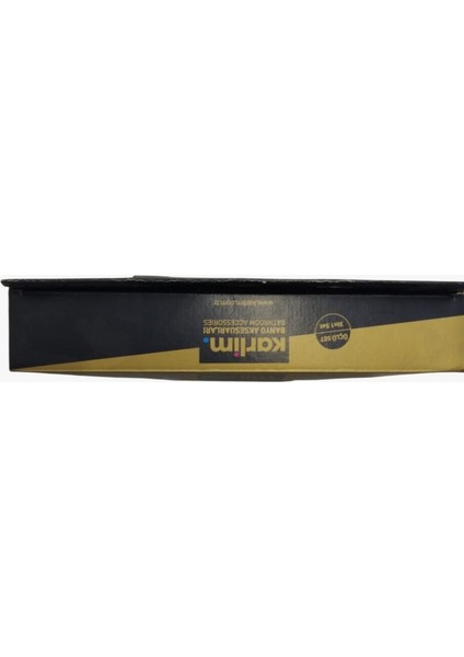 Mesateknik Karlim Name Serisi Mat Siyah Kaplama Yuvarlak 3'lü Banyo Aksesuar Seti fiyatları