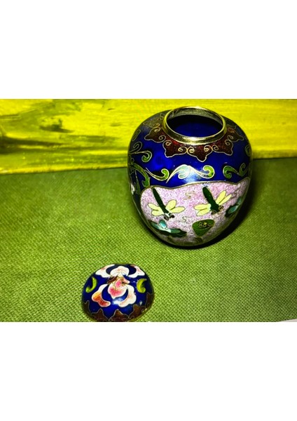 6,5 cm Boyunda Collezione Minik Vazo Bronz Üzerine Sıcak Makine Işçiliği indirimleri