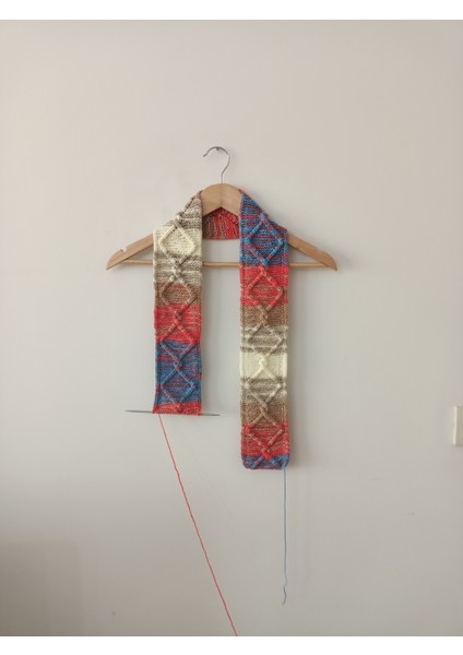 Renk Geçişli Ince Örgü Atkı El Örgüsü Akrilik Ombre Şal fırsatları