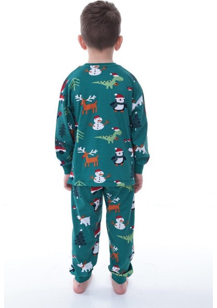Kardan adam yılbaşı konsepti çocuk pijama takımı fiyatları