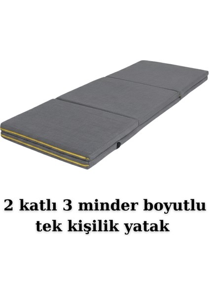 Multipurpose 5 In 1 Gri Çift Kişilik Katlanır Süngerli Misafir Yer Yatağı ve Balkon Minderi 7cm fiyatları