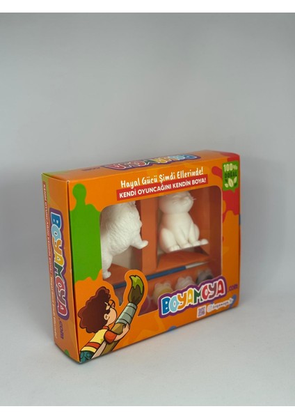 Kedi Ile Köpek Boyama Seti Doğal Malzeme fiyatları