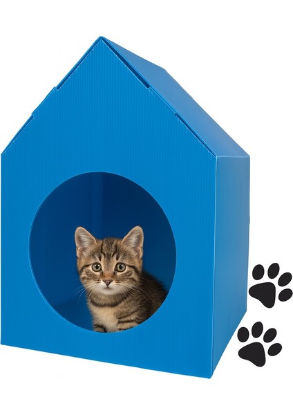 Patidostu Kedi Evi 45x45x32 CM 2,5 MM