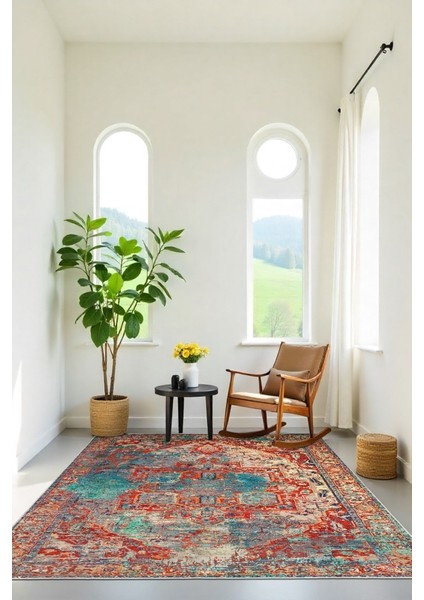 Desenlerle Zaman Yolculuğu: Renkli ve Motifli Halı Tasarımı - Kaymaz Taban fiyatları