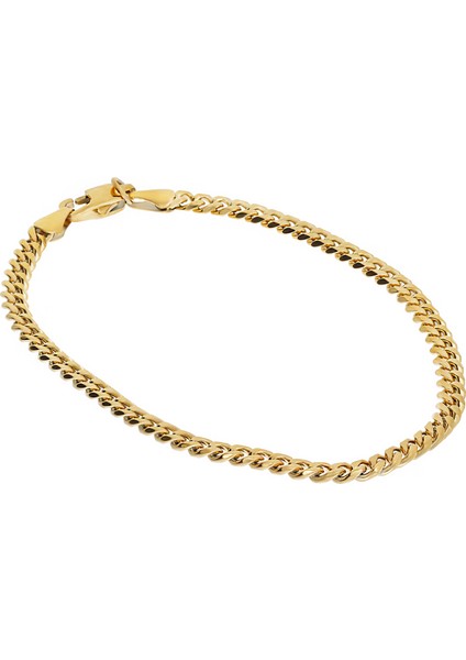 Erkek 3 mm Ince Çelik Bileklik