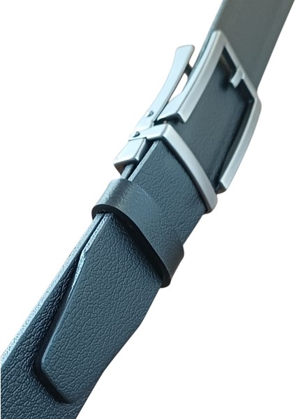 Erkek Kemer Otomatiktokalı Hakiki Deri Genişlik 3.50 cm