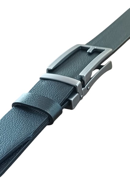 Erkek Kemer Otomatiktokalı Hakiki Deri Genişlik 3.50 cm