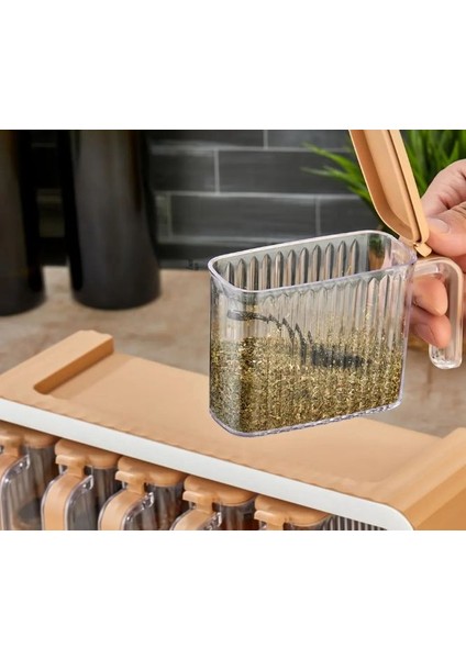 12’li Baharatlık Seti Kendinden Yapışkanlı Kaşıklı Kapaklı Etiketli Baharatlık Seti fiyatları