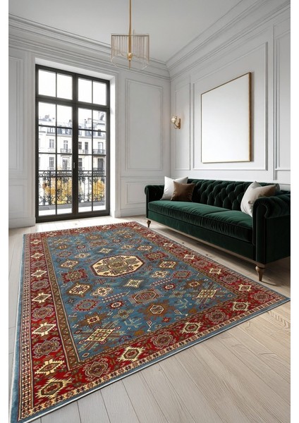 Her Adımda Bir Desen Geleneksel Dokunuşlu Modern Kaymaz Taban Halı modelleri