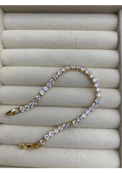 Çelik Kuyumcu Model Altın Renk Su Yolu Bileklik fiyatları