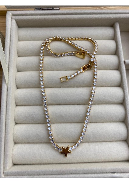 Çelik Kuyumcu Model Dönmeyen Su Yolu Kolye