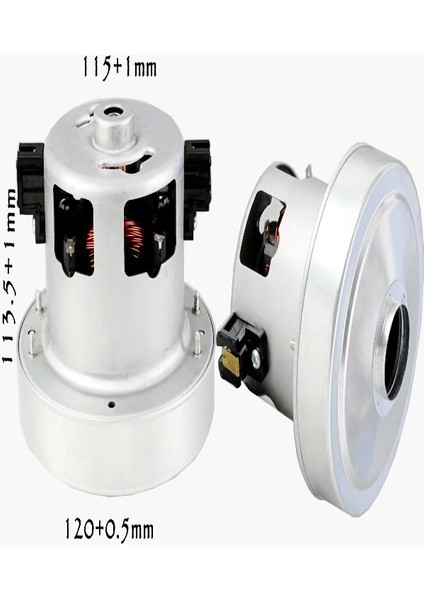 Süpürge Motoru (SRV12) (1400 W) 12 cm Çıkıntılı Taban