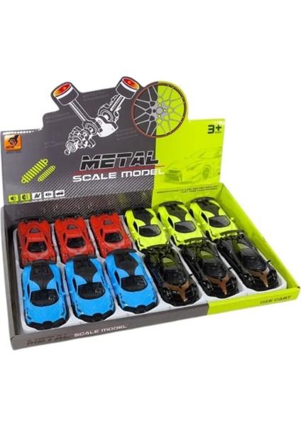 KM-36221C-1-2 Vardem Çek Bırak Metal Araba 1:36