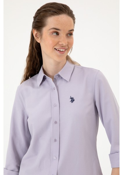 Kadın Lila Gömlek Basic 50316711-VR245 fiyatları