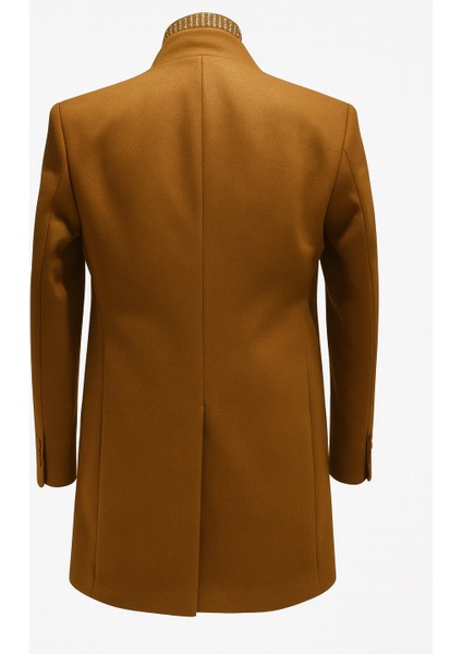 Erkek Uzun Kaşe Kaban – Italyan Kesim Slim Fit Şık Model fiyatları