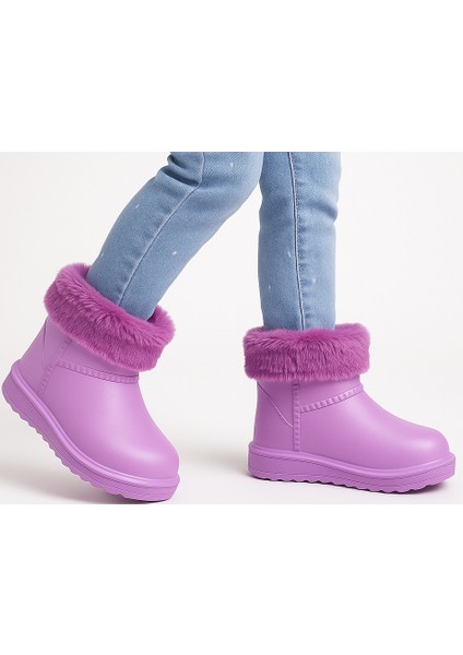 Çocuk Kışlık Kar Yağmur Botu– Su Geçirmez, Peluş Astarlı, Eva W10290-225 Tokio Borreguito Modeli modelleri