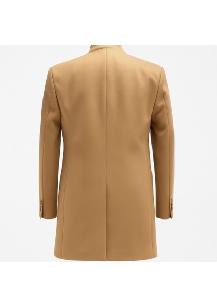 Erkek Uzun Kaşe Kaban – Italyan Kesim Slim Fit Şık Model fiyatları