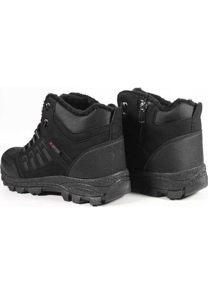 X-Step Poliüretan Füme Erkek Suya Dayanıklı Outdoor Bot - Siyah - 37 indirimleri