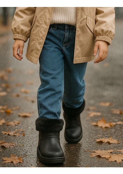 Çocuk Kışlık Kar Yağmur Botu– Su Geçirmez, Peluş Astarlı, Eva W10290-225 Tokio Borreguito Modeli modelleri