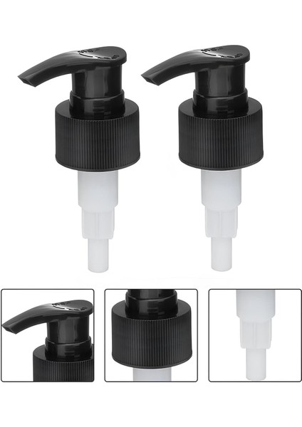 2'li Yedek Sıvı Sabunluk Pompası | Şampuan, Duş Jeli ve Losyon Şişeleri Için Başlık Kapak