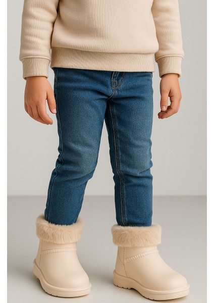 Çocuk Kışlık Kar Yağmur Botu– Su Geçirmez, Peluş Astarlı, Eva W10290-225 Tokio Borreguito Modeli indirimleri