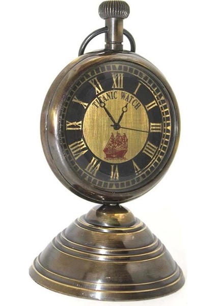 Masa Üstü Pirinç Saat