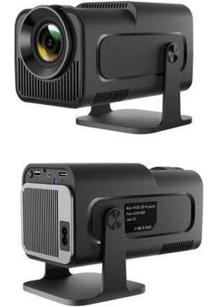 Ds-Derin Projektör Siyah Android Taşınabilir Sinema Projeksiyon Wifi Destekli En Güncel Sürüm Akıllı indirimleri