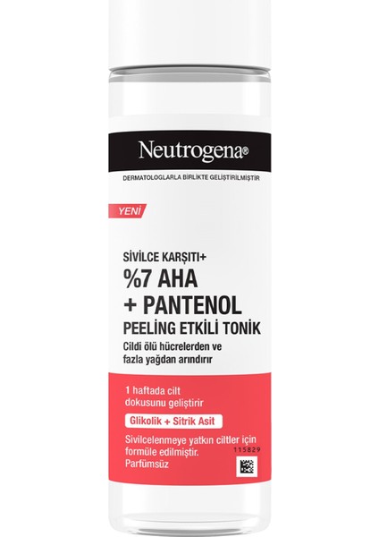 Sivilce Karşıtı Peeling Etkili Tonik 125ML