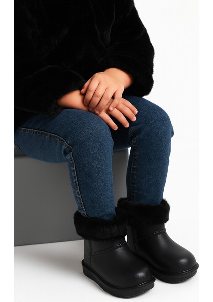 Çocuk Kışlık Kar Yağmur Botu– Su Geçirmez, Peluş Astarlı, Eva W10290-225 Tokio Borreguito Modeli fırsatları