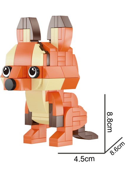 Blok Hayvan Figürleri - Kanguru 116 Parça fiyatları