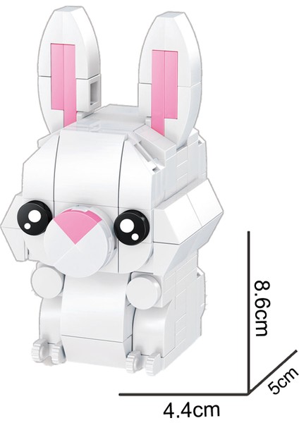 Blok Hayvan Figürleri - Tavşan 103 Parça fiyatları