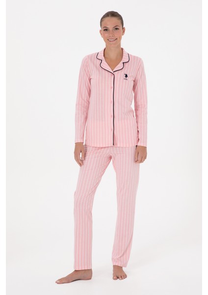 Kadın Pembe Pijama Takım 50318884-VR041