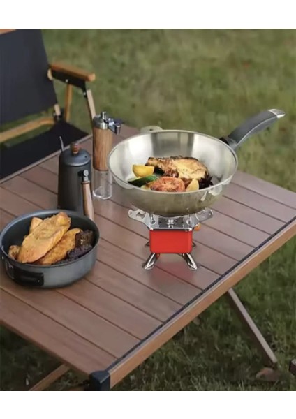 Kare Kamp Mini Gazlı Ocak Piezo Ateşlemeli Taşınabilir Katlanır Pişirme Ocağı fiyatları