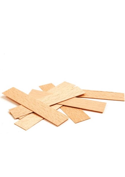 Ahşap Mum Fitili ve Yapışkanlı Sehpa, 60 Adet, 20MM x 100MM x 0.5mm fırsatları