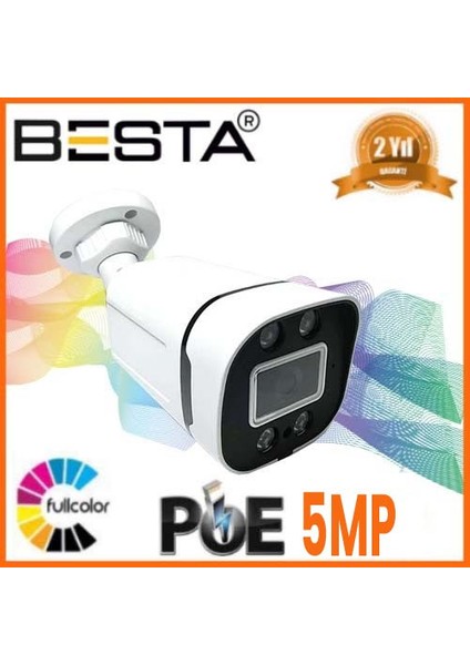 5 Mp 1440P 10 Dış Mekan Kameralı Ip Poe Güvenlik Seti fiyatları