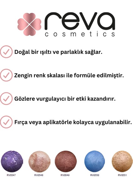 Terracotta Far & Terracotta Eyeshadow - Vegan & Temiz Içerik Rv547