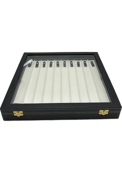 21 Li Camlı Tesbih Kutusu (Deri) fırsatları