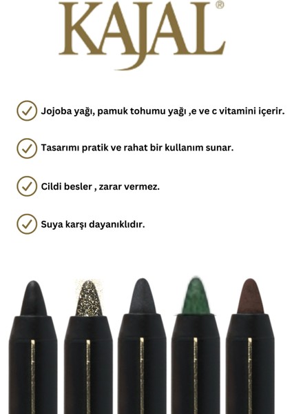 Selective Suya Dayanıklı Göz Kalemi Yoğun Renkler ile Kolay Uygulama 01 fırsatları