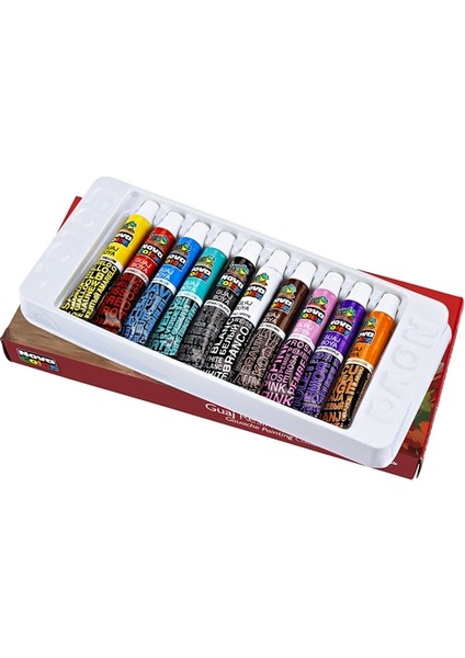 10 Renk Tüp Guaj Boya 70 gr fırsatları