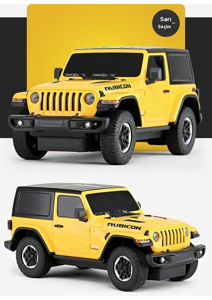 1/24 Jeep Uzaktan Kumanda Oyuncak Araba Simülasyon Arabası (Yurt Dışından) modelleri