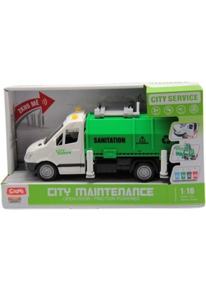 Ctoy Sesli ve Pilli Çöp Konterner Toplayıcı 1:16 fırsatları