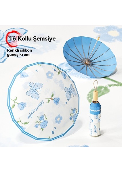 16 Kemik Vintage Şemsiye Güneş Koruma Güneş Şemsiye (Yurt Dışından) indirimleri