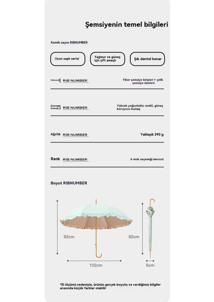 Bayan Güneş Şemsiye Uzun Saplı Şemsiye (Yurt Dışından) indirimleri