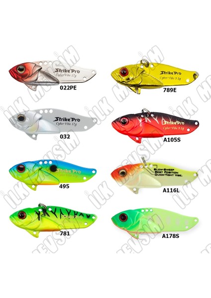 Strike Pro JG-005 D Cyber Vibe 5,5cm 17GR Vibrasyon Yem fiyatları