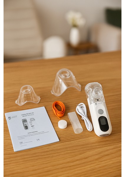 Dijital Ekranlı Sessiz Mesh Nebulizer | CE & TÜV Onaylı, ÜTS Kayıtlı, Şarjlı, Çocuk ve Yetişkin Kullanımına Uygun fiyatları