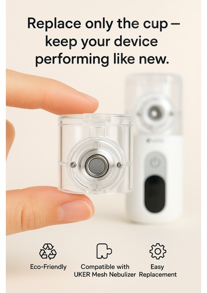 Dijital Ekranlı Sessiz Mesh Nebulizer | CE & TÜV Onaylı, ÜTS Kayıtlı, Şarjlı, Çocuk ve Yetişkin Kullanımına Uygun fırsatları