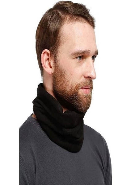 Unisex Siyah Polar Boyunluk & Bere modelleri