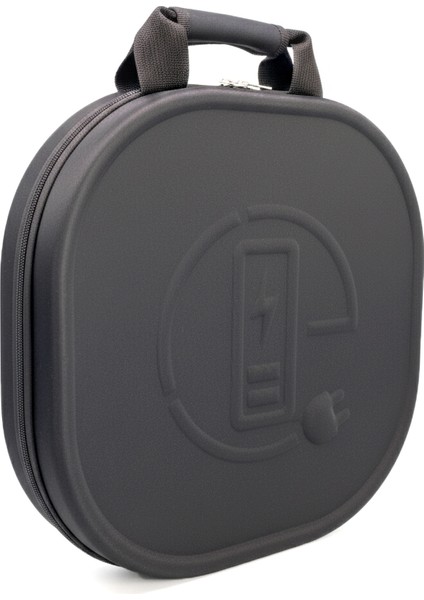 Elektrikli Araç Şarj Kablosu Taşıma Çantası Eva Hard Case Ev Kablo Çantası Su Geçirmez Taşınabilir Darbeye Dayanıklı Kabartmalı Tasarım