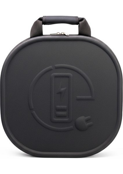 Elektrikli Araç Şarj Kablosu Taşıma Çantası Eva Hard Case Ev Kablo Çantası Su Geçirmez Taşınabilir Darbeye Dayanıklı Kabartmalı Tasarım